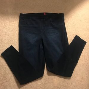 Spanx jegging - dark wash - worn twice